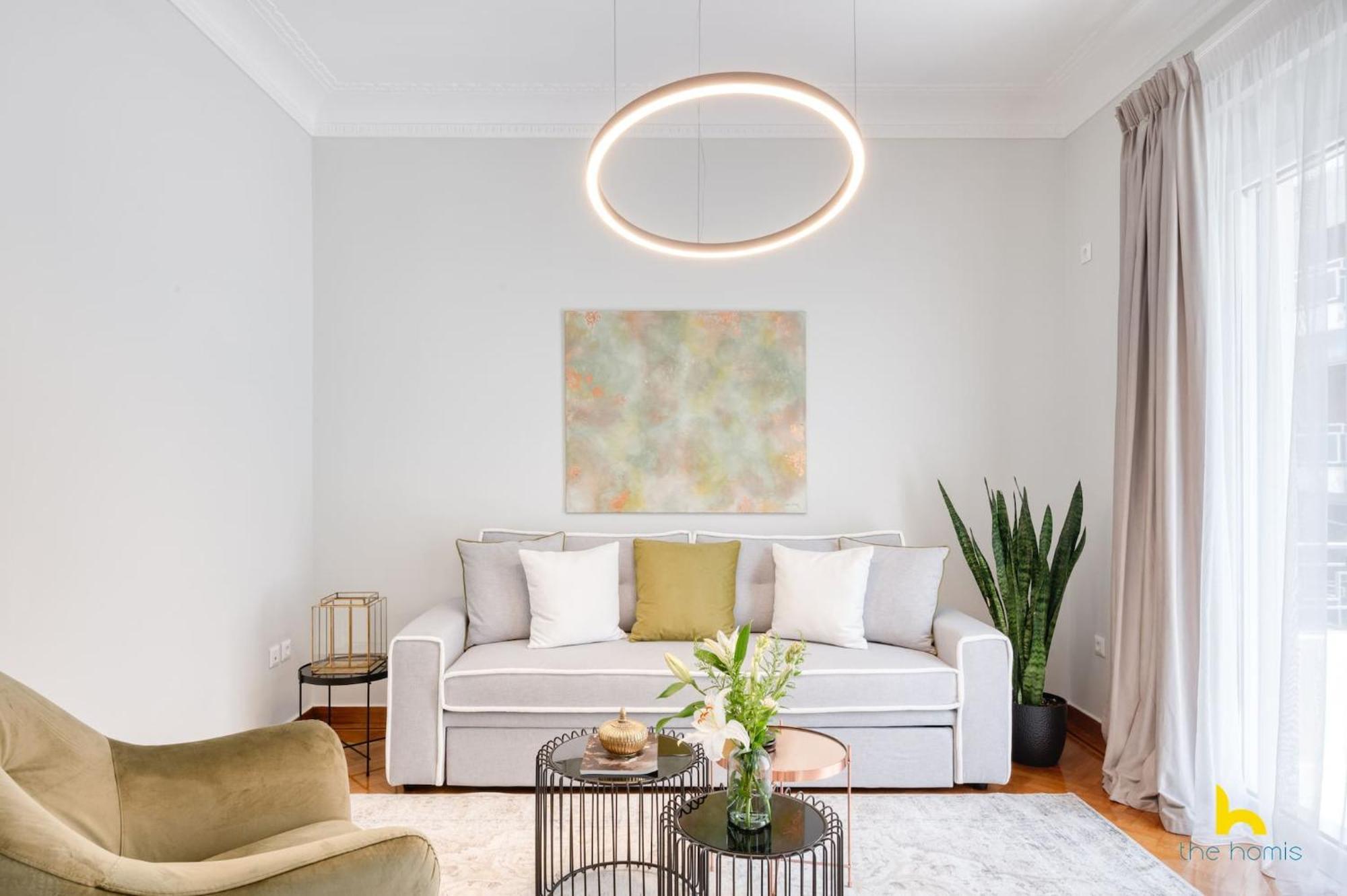 Contemporary 2-Bdr Apt Near Kalimarmaro & Alsos Park! Atene Esterno foto